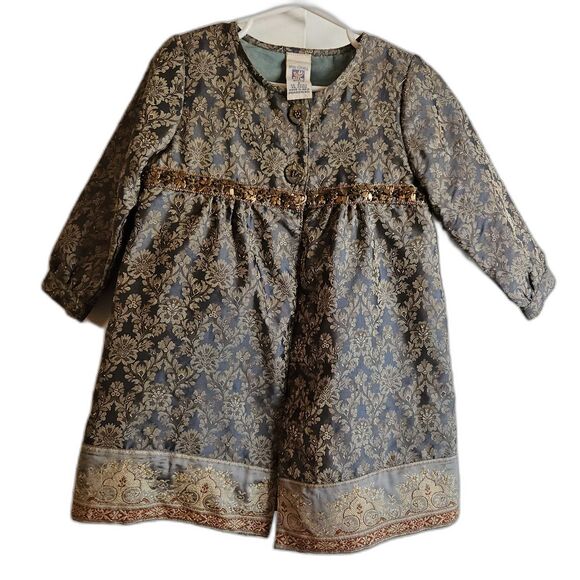 April Cornell Exquisite Victorian Petticoat w/Intricate Designs - Kids Size 2 - Picture 2 of 11